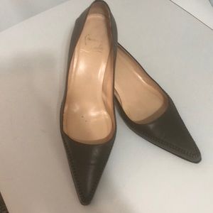 Christian Louboutin kitten heel pumps